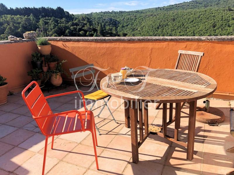 Stone village house with terrace and view