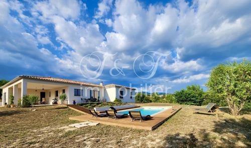 bright new single storey house
