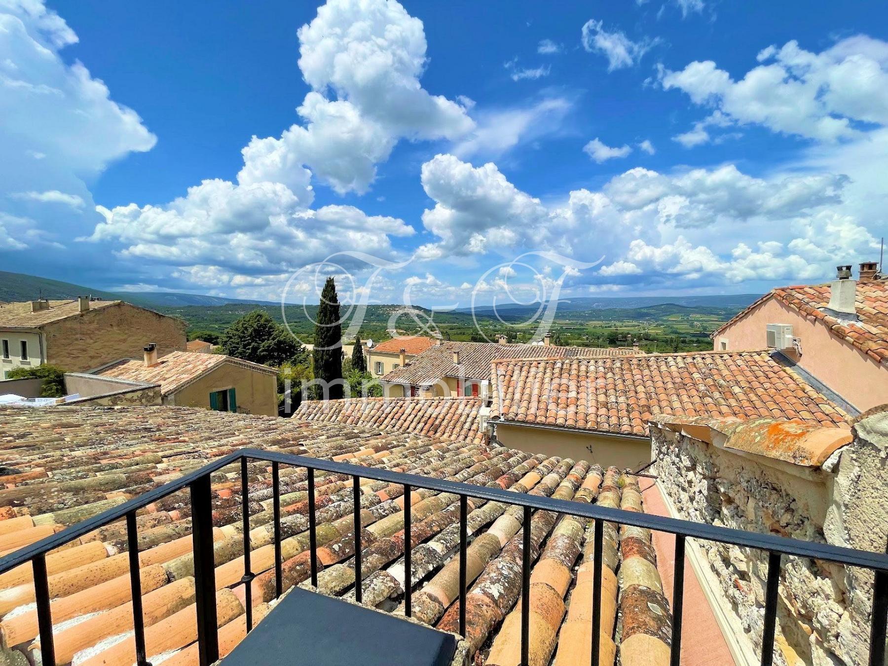 Charming stone village house with view